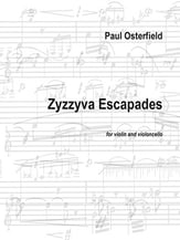 Zyzzyva Escapades P.O.D. cover